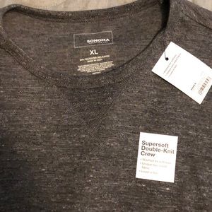 Soft double knit crew shirt